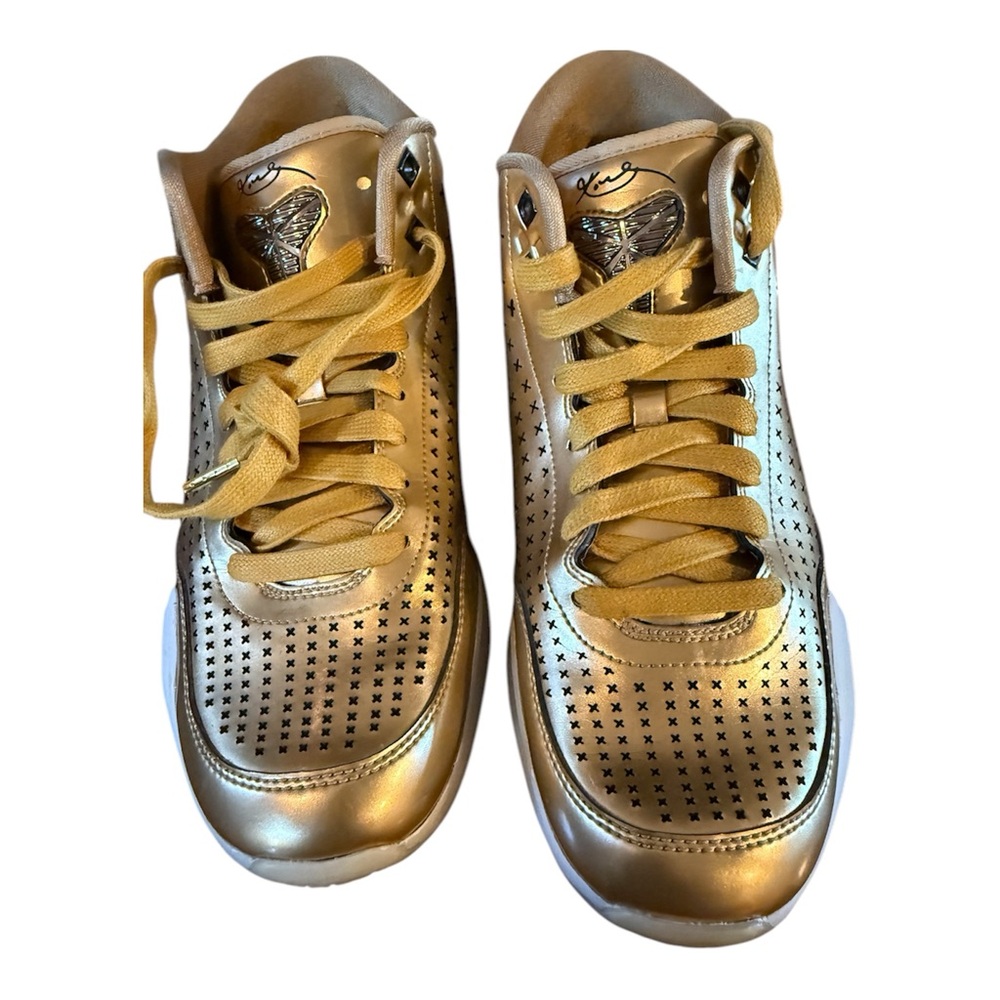 Kobe 10 EXE “Liquid Gold” Metallic Sneakers - Picture 1 of 11